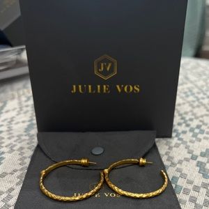 Julie Vos Savannah Hoop Large earrings